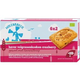 Molenaartje Haver Volgranenkoeken Cranberry