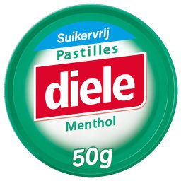 Diele Pastilles Groen Menthol Suikervrij