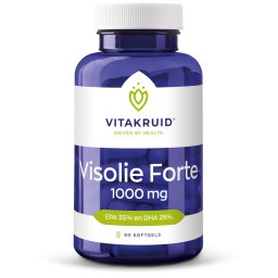 Vitakruid Visolie Forte 1000 mg EPA 35% DHA 25% 90