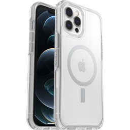 OtterBox Symmetry Plus hoesje met MagSafe voor iPhone 12 Pro Max - Transparant