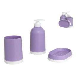 Klassieke Badset 3 delig voor in de badkamer Paars
