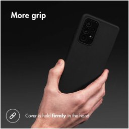 Accezz Color Backcover voor Samsung Galaxy A16 5G Telefoonhoesje Zwart