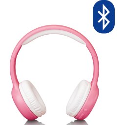 Lenco HPB-110PK - Vouwbare kinder Bluetooth hoofdtelefoon - Pink