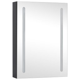 vidaXL Badkamerkast met spiegel en LED 50x13x70 cm