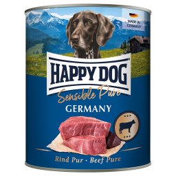 6x800g Sensible Pure Germany (Rund) Happy Dog Hondenvoer
