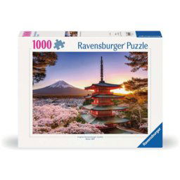 Kersenbloesem bij de Fuji Berg Puzzel (1000 stukjes)