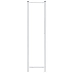 vidaXL Handdoekenrek 25x20x95 cm staal wit