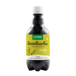 Purasana Kombucha Fresh Sparkling Fermented Tea Matcha Flavour