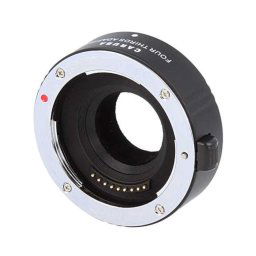 Caruba Lens Mount Adapter (Micro 4/3 naar 4/3) Chroom - Olympus