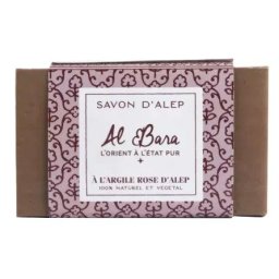 Al Bara Aleppo Zeep Pure Olijfolie & Roze Klei