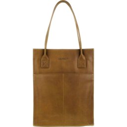 DSTRCT Medium Schoudertas Leer - Main Street - Cognac