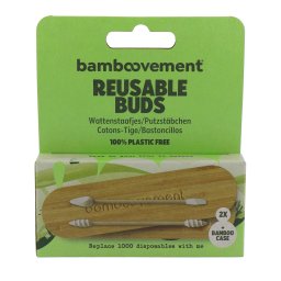 Bamboovement Herbruikbare Wattenstaafjes