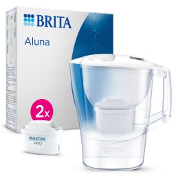 Brita Waterfilterkan Aluna Cool White + 2 Maxtra Filterpatroon