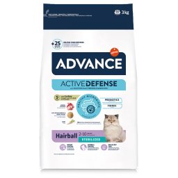 Advance Sterilized Hairball Kattenvoer - 3 kg