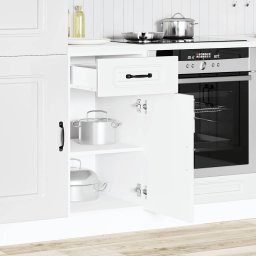vidaXL Onderkast Kalmar bewerkt hout wit