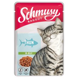 22x100g Tonijn Ragout in Gelei Schmusy Kattenvoer