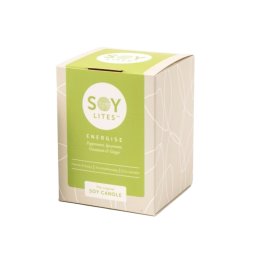 Soylites Soycandle Energise - Peppermint, Spearmint, Geranium & Ginger