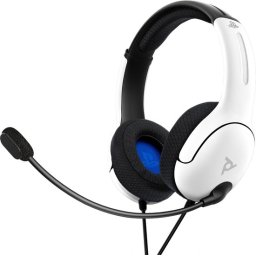 PDP Gaming LVL40 Wired Stereo Headset - White (PS5/PS4)