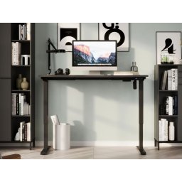 Elektrisch verstelbaar bureau POLYGON 140 cm grafiet
