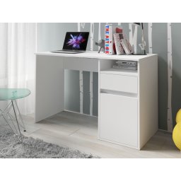 Bureau BIDOU 1 deur 1 lade wit