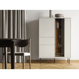 Commode EMPIRO 3 deuren 1 lade kasjmier met led