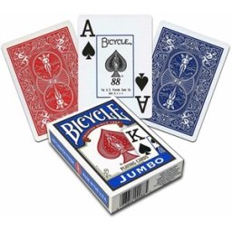 Bicycle Pokerkaarten - Rider Back Jumbo