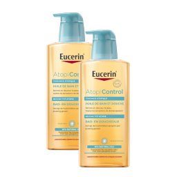Eucerin AtopiControl Bad en Doucheolie Duoverpakking