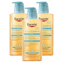 Eucerin AtopiControl Bad en Doucheolie Multiverpakking