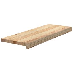 vidaXL Traptreden 8 st 70x25x2 cm onbehandeld massief eikenhout