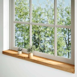 vidaXL Vensterbanken 2 st 140x15x2 cm massief eikenhout lichtbruin