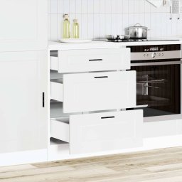 vidaXL Onderkast Porto bewerkt hout wit