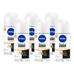 Nivea Black & White Invisible Ultimate Impact Deoroller Multiverpakking