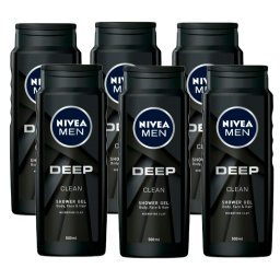 Nivea Men Deep Clean Shower Gel Voordeelverpakking