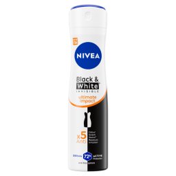 Nivea Black & White Invisible Ultimate Impact Deodorant Spray