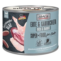 Voordeelpakket MAC's Cat Fijnproever 24 x 200 g Kattenvoer - Eend & Konijn