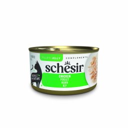 6x70g Schesir Supplementen in gelei kip natvoer voor katten