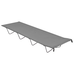 vidaXL Campingbedden 2 st 180x60x19 cm oxford stof en staal grijs