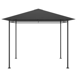 vidaXL Prieel 180 g/m² 3x3x2,7 m antracietkleurig