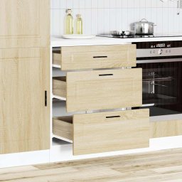 vidaXL Onderkast Porto bewerkt hout sonoma eikenkleurig