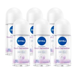 Nivea Fresh Sensation Antbacterial Deoroller Multiverpakking