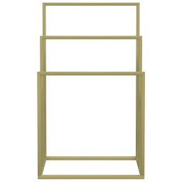 vidaXL Handdoekenrek vrijstaand 48x24x79 cm ijzer goudkleurig