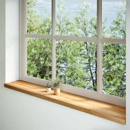 vidaXL Vensterbanken 2 st 160x30x2 cm massief eikenhout lichtbruin