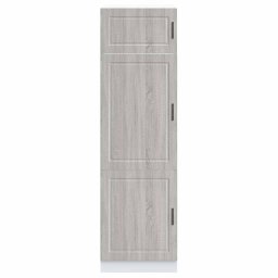 vidaXL Keukenkast Porto bewerkt hout grijs sonoma eiken
