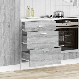 vidaXL Onderkast Lyon bewerkt hout grijs sonoma eikenkleur