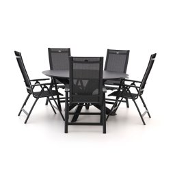 + 15% kassakorting | Hartman Troy/Lodola ø 150cm dining tuinset 6-delig verstelbaar - Laagste prijsgarantie!