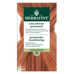 Herbatint Permanente Haarkleuring 8R Licht Koperblond