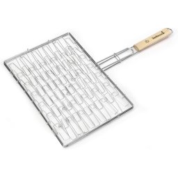 Barbecook - BBQ klemrooster - Barebecue Rooster rechthoek - Elastische BBQ grill - L410 x D290 x H20