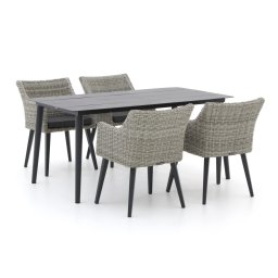 + 15% kassakorting | Manifesto Matese/Sora 160cm dining tuinset 5-delig - Laagste prijsgarantie!