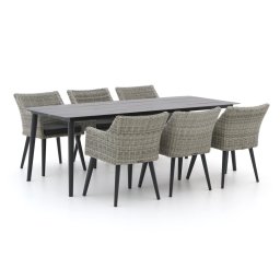 + 15% kassakorting | Manifesto Matese/Sora 220cm dining tuinset 7-delig - Laagste prijsgarantie!