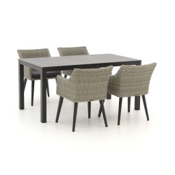 + 15% kassakorting | Manifesto Matese/Menzano 160cm dining tuinset 5-delig - Laagste prijsgarantie!